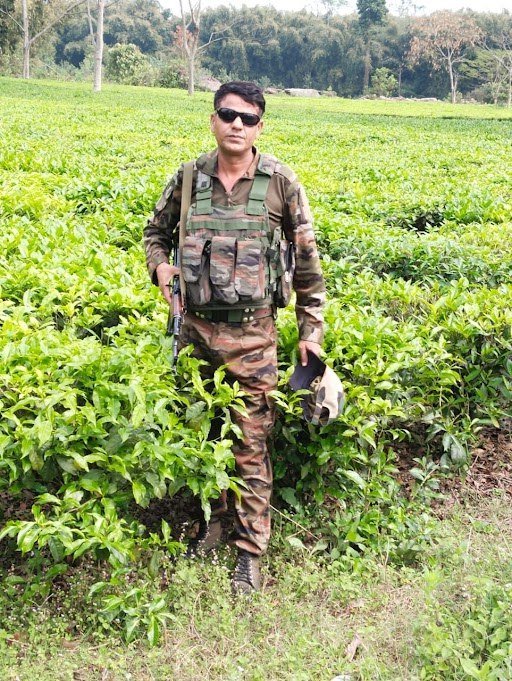 Assam Rifles soldier on patrol