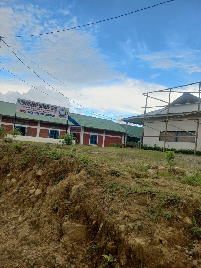 A school building in Noney district, Manipur, the hill district where National Highway 37 landslides occurred